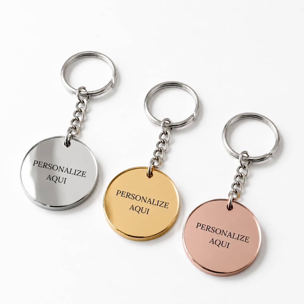 Kit Chaveiros Personalizado Acrílico Espelhado Lembrancinha