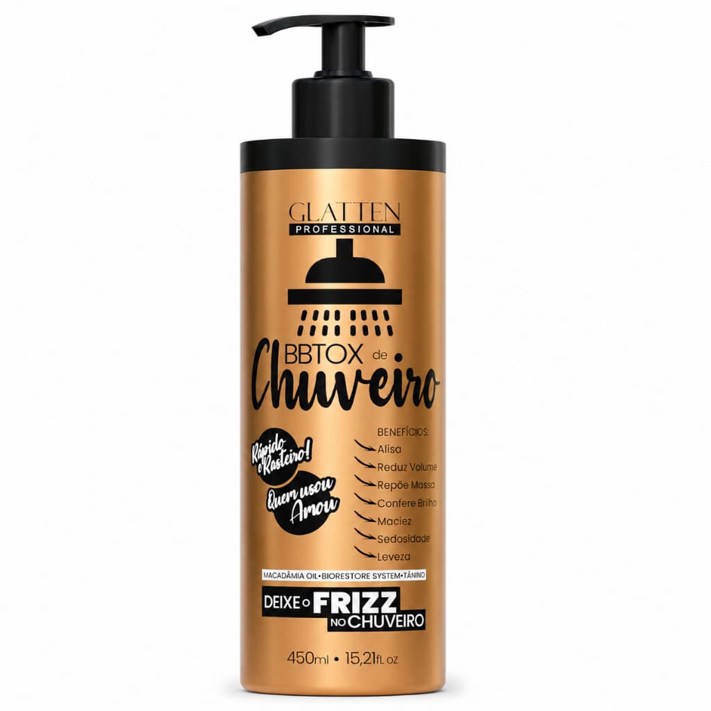 Botox De Chuveiro Sem Formol 450ML Bbtox De Chuveiro Tratamento Anti-friz