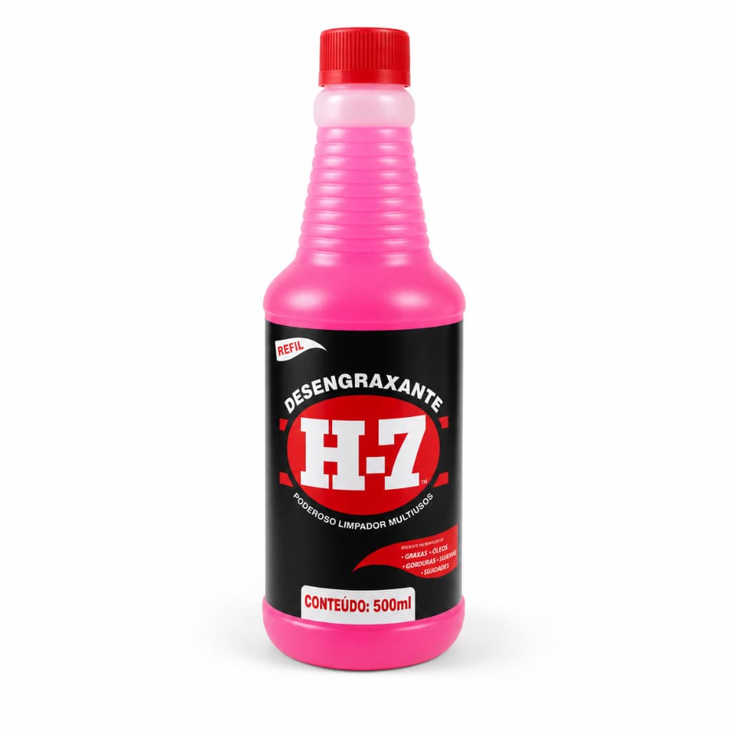 Desengraxante H7 Refil Limpador Multiuso Limpeza Pesada 500ml