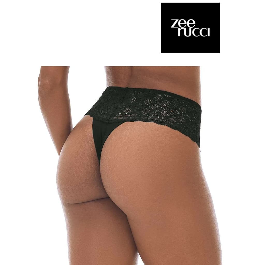 Calcinha Zee Rucci Fio Duplo Dental Renda Zr0202-055 Linda Delicada