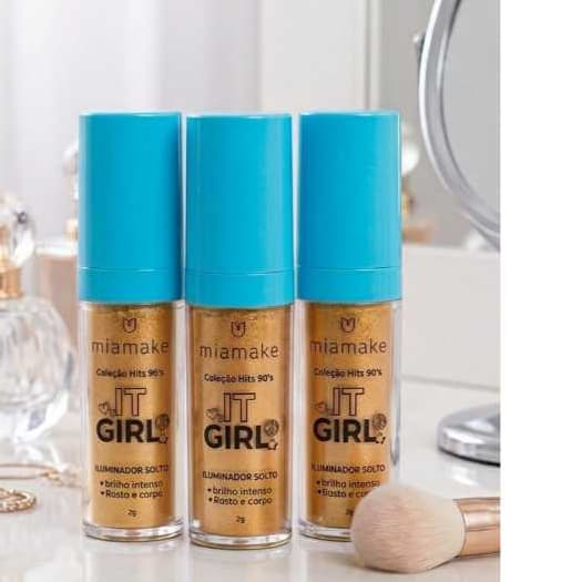 Iluminador Corporal em Pó Miamake It Girl – Brilho Intenso