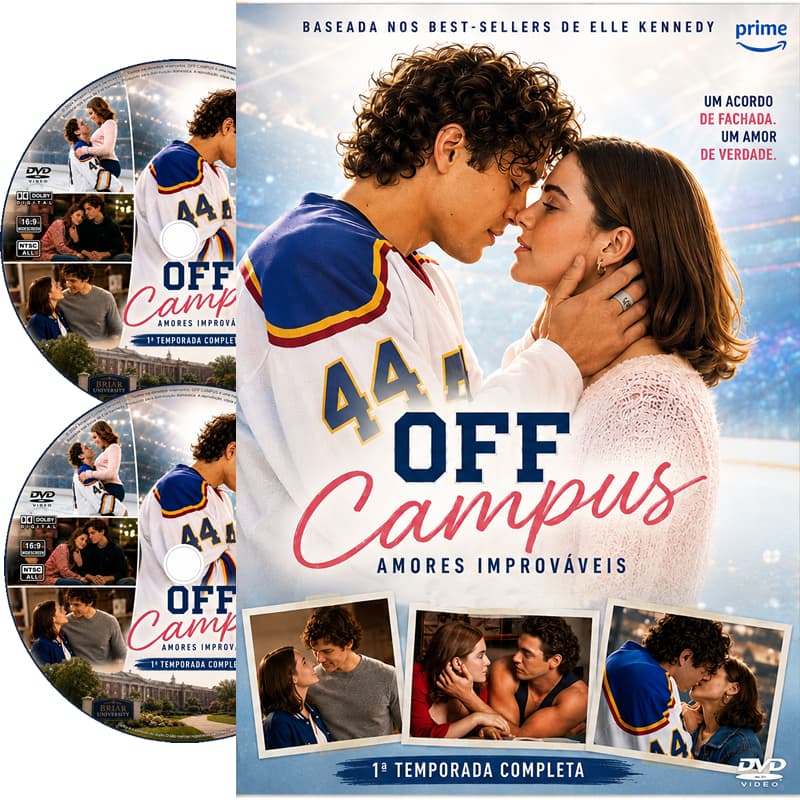 DVD SERIE - OFF CAMPUS AMORES IMPROVAVEIS Primeira Temporada seriados