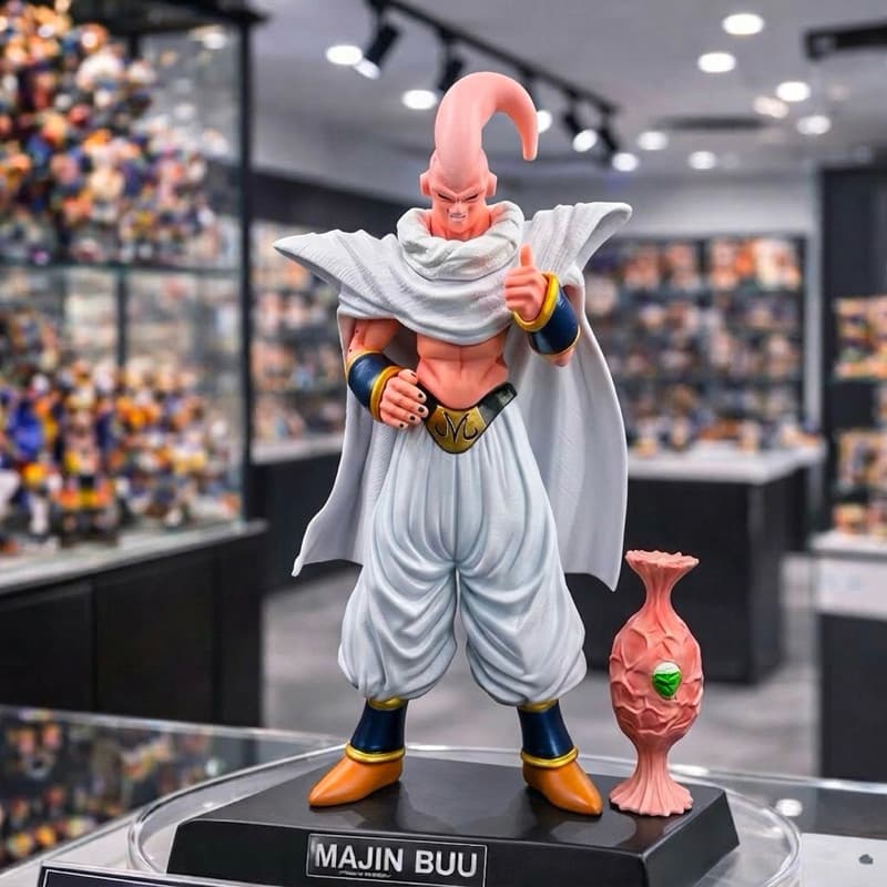 Action Figure Majin Boo Absorção Piccolo 29Cm Dragon Ball Z Buu Com Capa