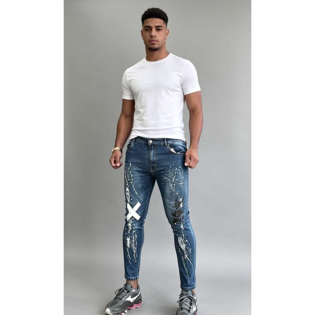 CALÇA JOGADOR LINHA PREMIUM 2026 COM X BRANCA NA COXA
