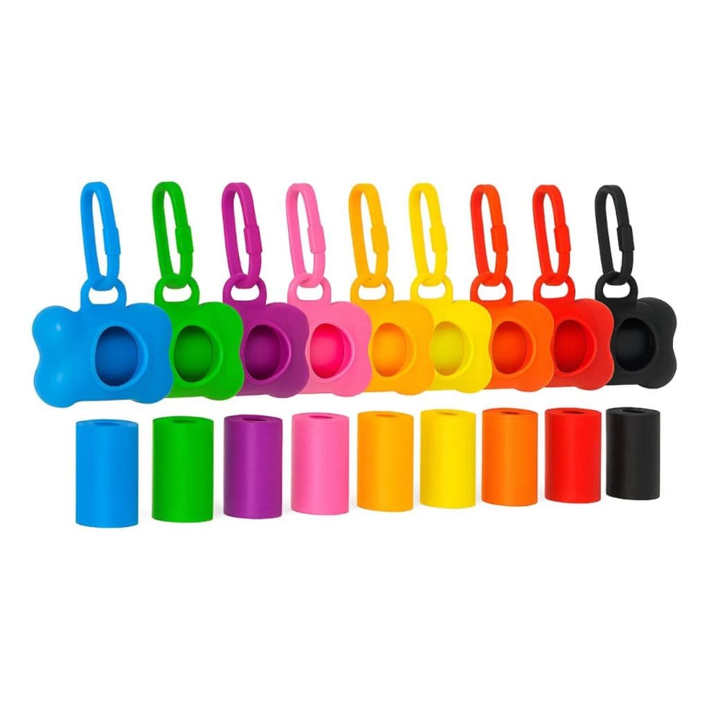 Kit Cata Caca 2 Refis Sacos Porta Saquinho Pet Cães Gatos Cachorro Recolher Coco saquinho para fezes