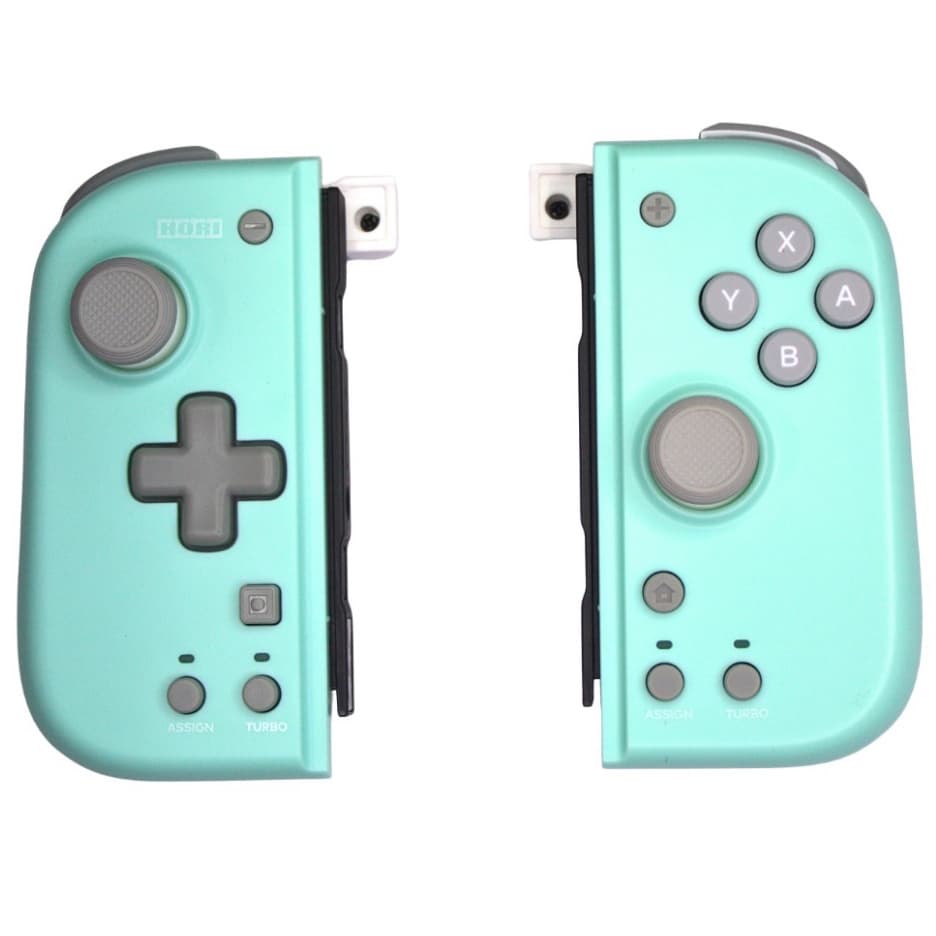 Controle Hori Split Pad Compact Para Nintendo Switch Cor Verde Aguá