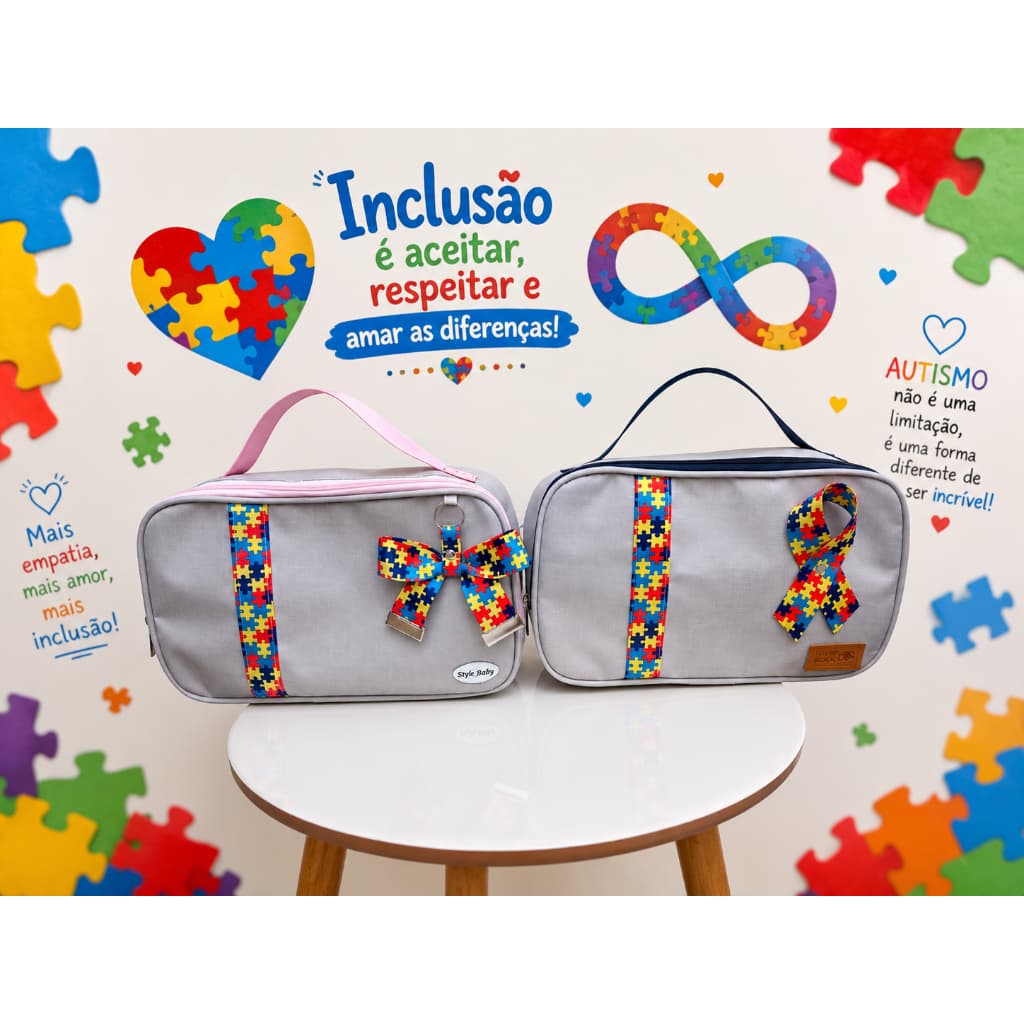 Necessaire Térmica Autismo Inclusão