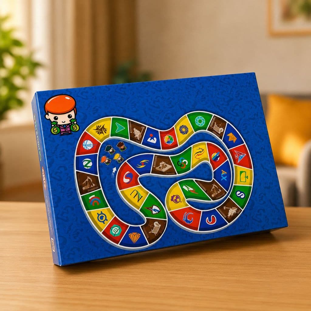 Jogo Tabuleiro Bolsa De Valores Educativo 2 a 4 Jogadores Infantil + 6 anos