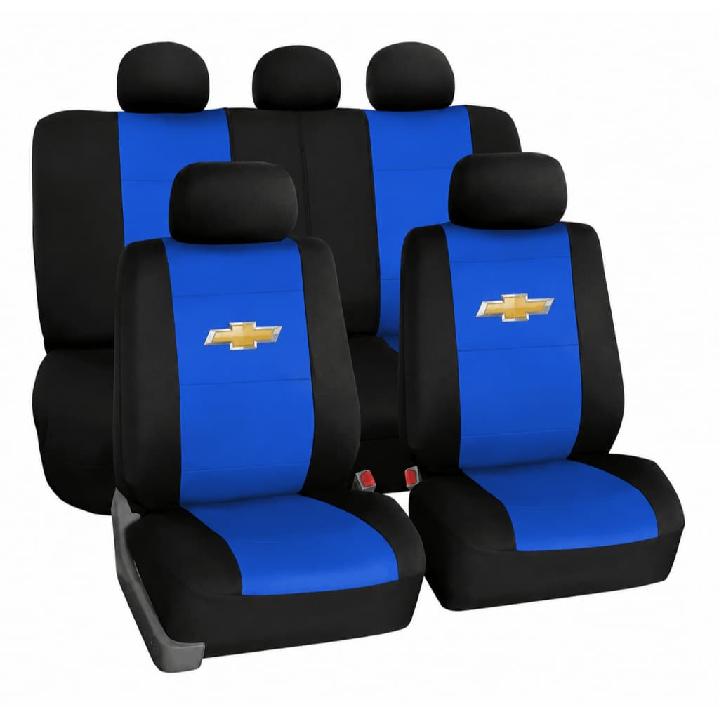 Capa Banco Carro Azul Couro Sintético Chevrolet Onix Prisma Celta Corsa S10