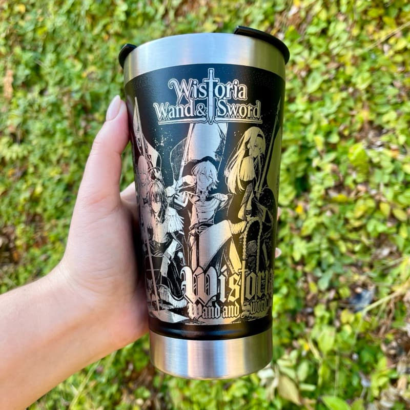 Copo Térmico WISTORIA Wand & Sword | Personalização 360° 473ml Tampa + Abridor