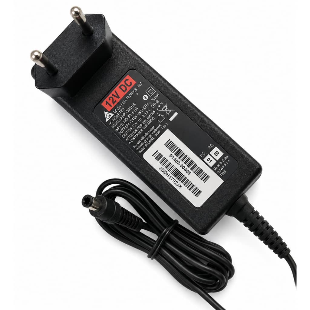 Fonte 12V 2.5A  3A 3,5 A Compatível LG – Bivolt Para TV, Monitor e Eletrônicos - Plug 6.5x4.5mm