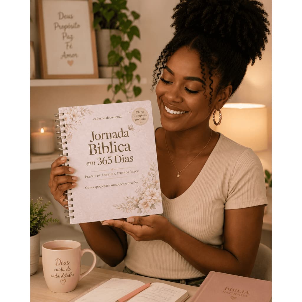 Caderno Devocional A5 365 Dias | Plano Bíblico Anual + Anotações e Orações/ LEITURA DA BIBLIA COMPLETA ANUAL