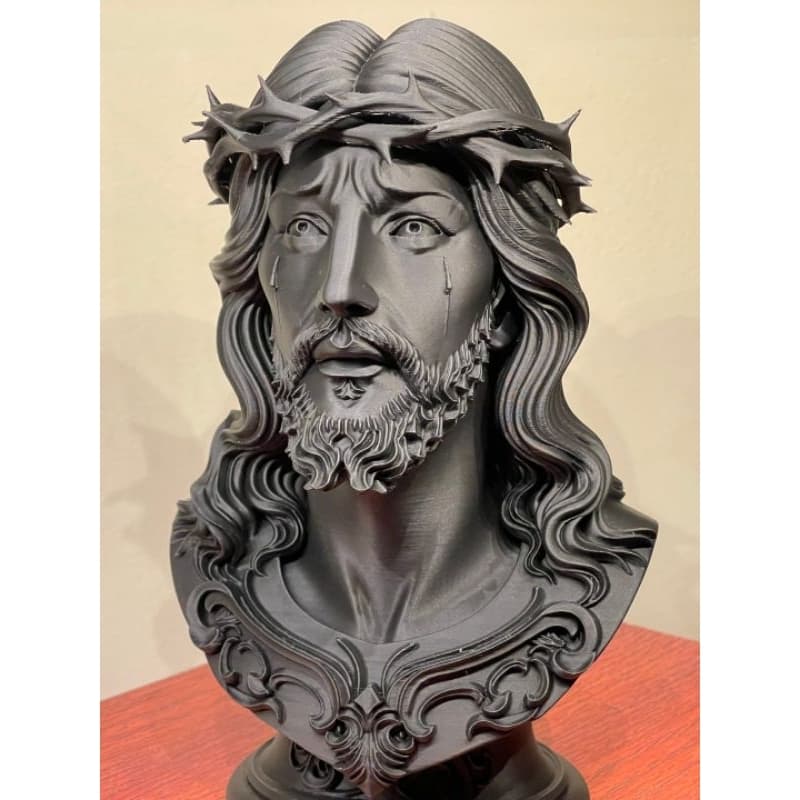 Busto de Jesus Cristo Escultura Religiosa Decorativa
