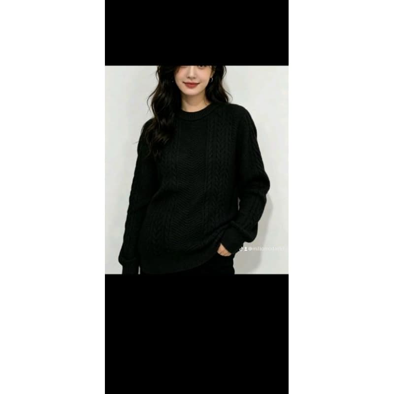 Blusa de Tricô Inverno com Caimento Despojado e Confortável