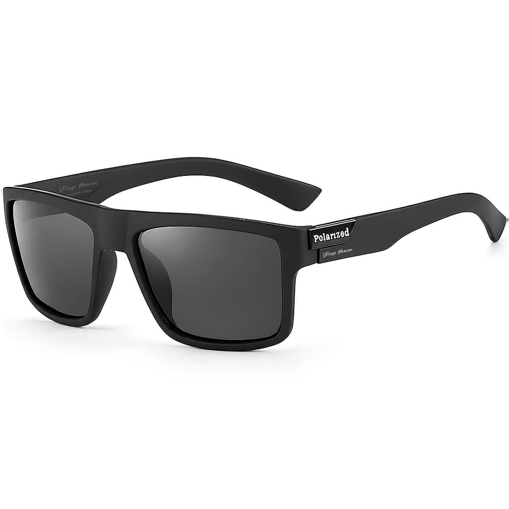 Óculos de Sol Quadrado Masculino Polarizado Leve Original Estojo