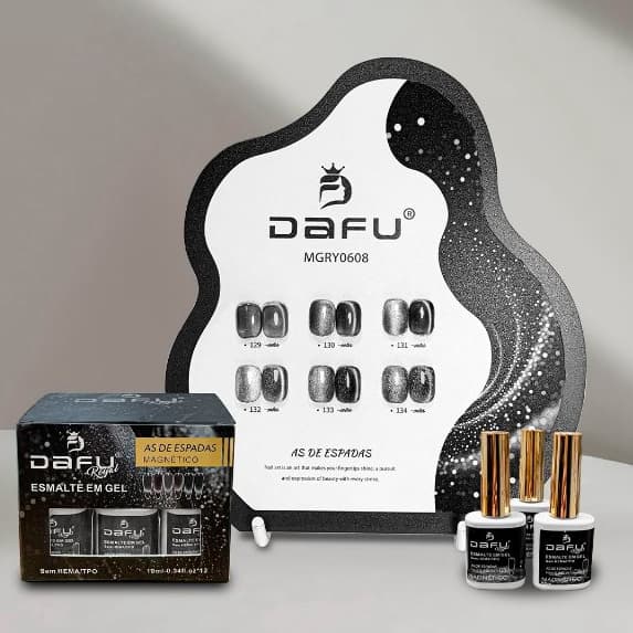 Esmalte Gel Magnético Dafu As de Espadas Efeito Olho de Gato UV LED-MGRY0608
