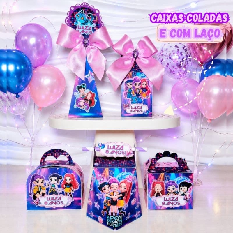 Kit Festa Kpop Meninas do Kpop Personalizado Luxo