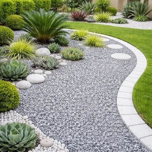 Brita para jardim - Pedra Brita Para Decoração de Jardim 10kg - 5kg