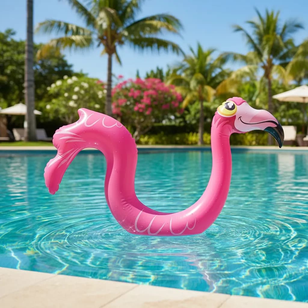 Boia Flamingo Flutuador Inflável De Piscina Rosa - Boia Sensação do Verão!