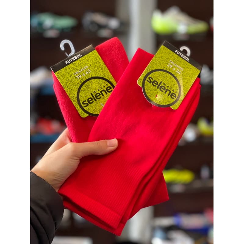 Kit com 5 Pares de Meiões Futebol Selene