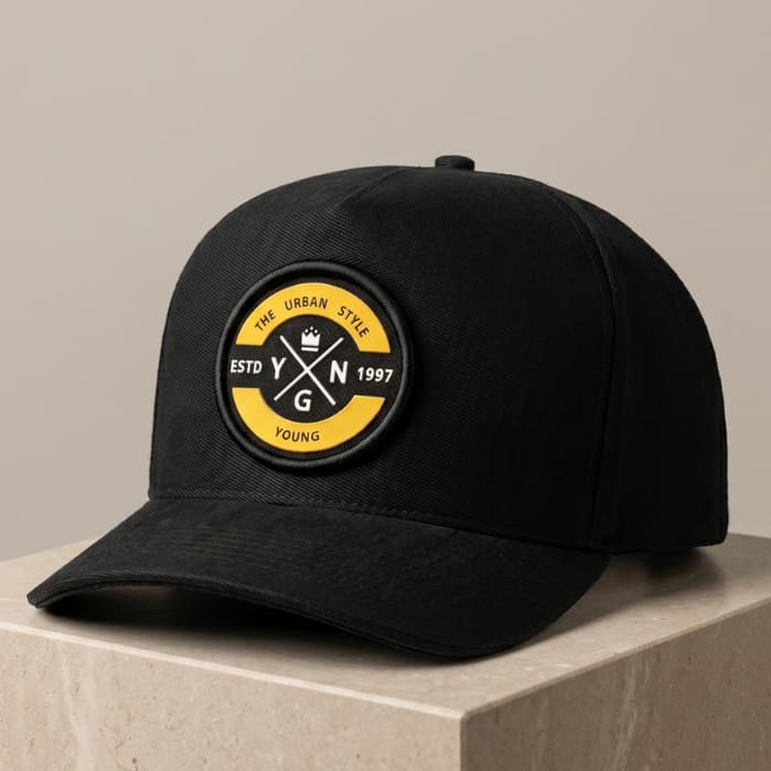 Boné The Urban Style Trucker Bordado Young Fechado Aba Curva Ajustável Masculino Feminino
