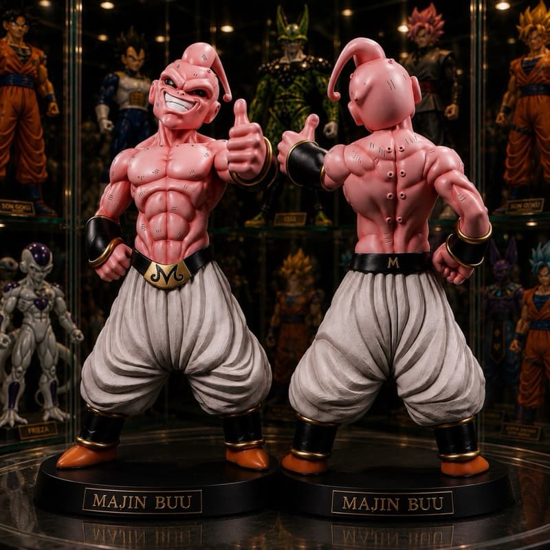 Action Figure Majin Boo 26Cm Dragon Ball Z Banpresto Original Edição Limitada