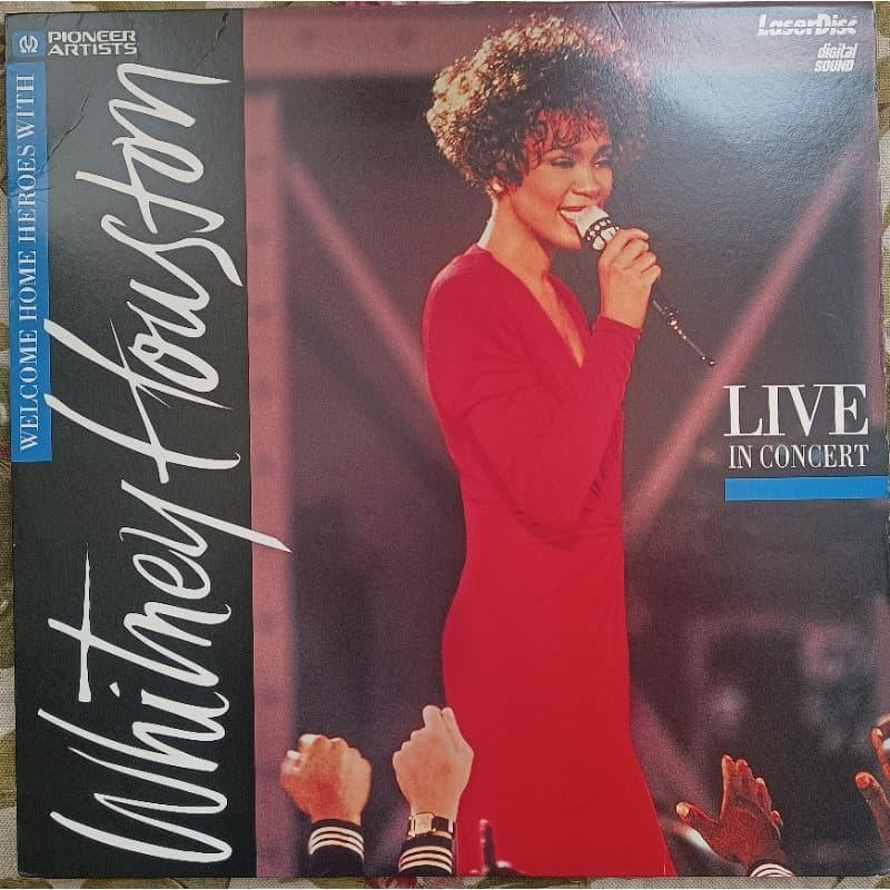 Laserdisc Whitney Houston Live in concert
