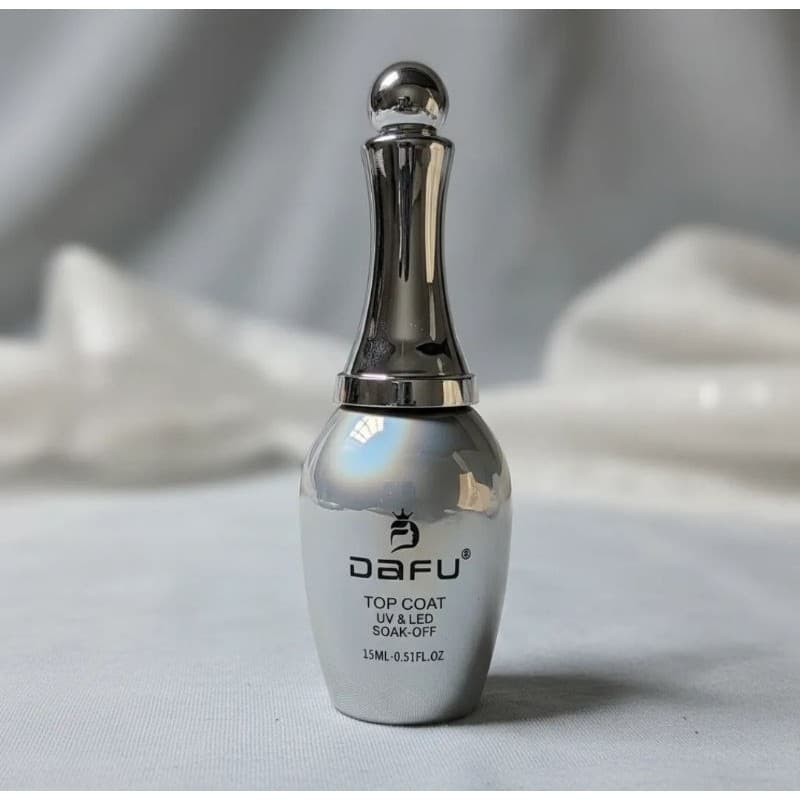 Top Coat Dafu Luxo Alto Brilho Esmaltes Nails Manicure Unhas Gel ANVISA 10ml