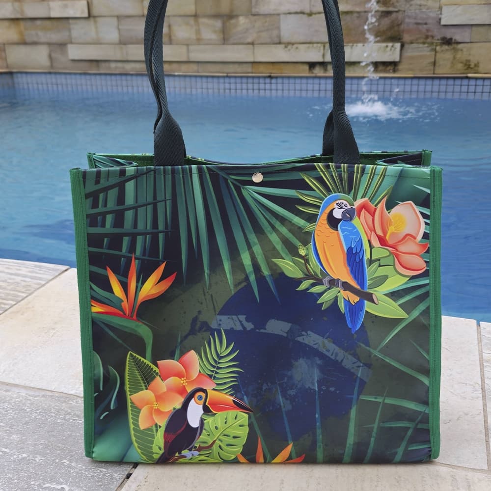 Bolsa Maldivas | Bolsa de Praia Personalizada com nome, iniciais ou frase, Diversas Estampas