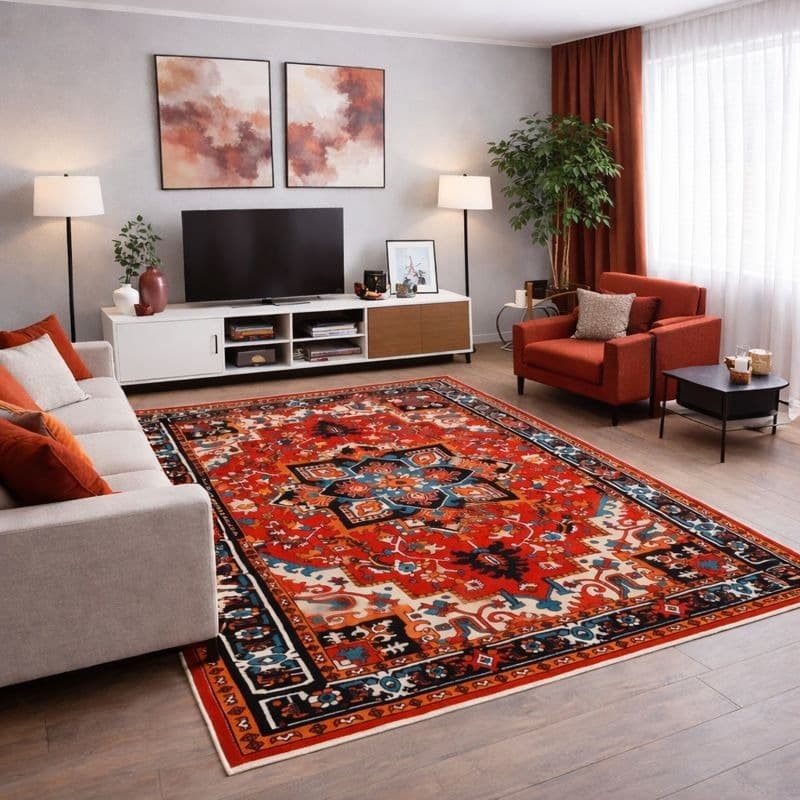 Tapete Belga 2,00x2,40 Antiderrapante Sala Quarto Grande Luxo Macio