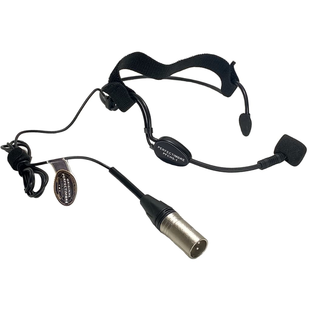 Microfone Auricular PFCHS-1 Para Usar Em Mesas De Som Controladora Eventos Lives Shows Videos Xlr
