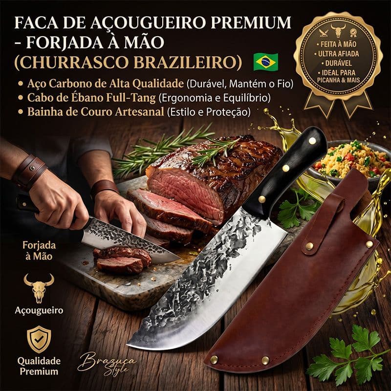Faca para fruta, faca de cozinha, faca para churrasco, faca de cozinha para carne, faca de aço inoxidável com bainha
