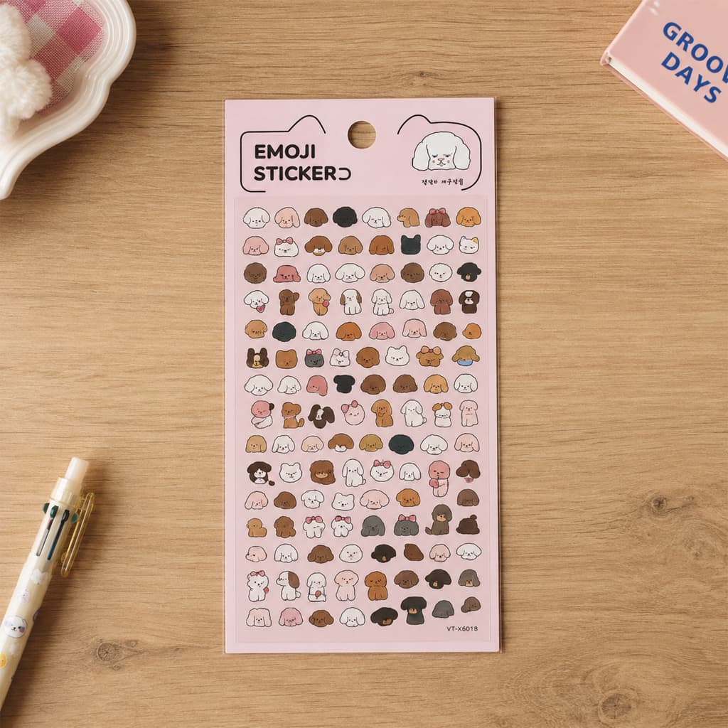 Sticker Emoji Cat Coloridos e Colecionáveis Adesivos Fofo Decorativo