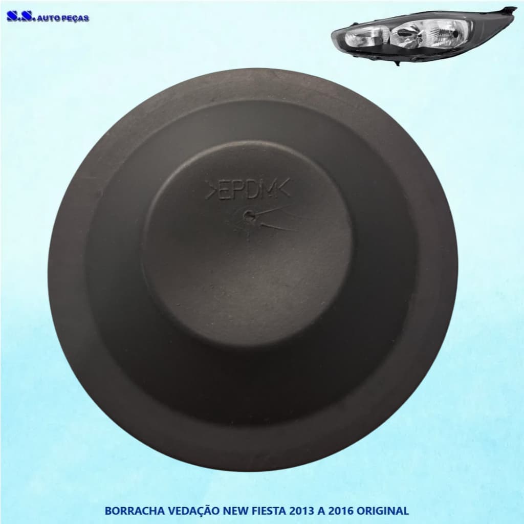 Borracha Tampa Vedação Farol New Fiesta 2013 A 2017 Original
