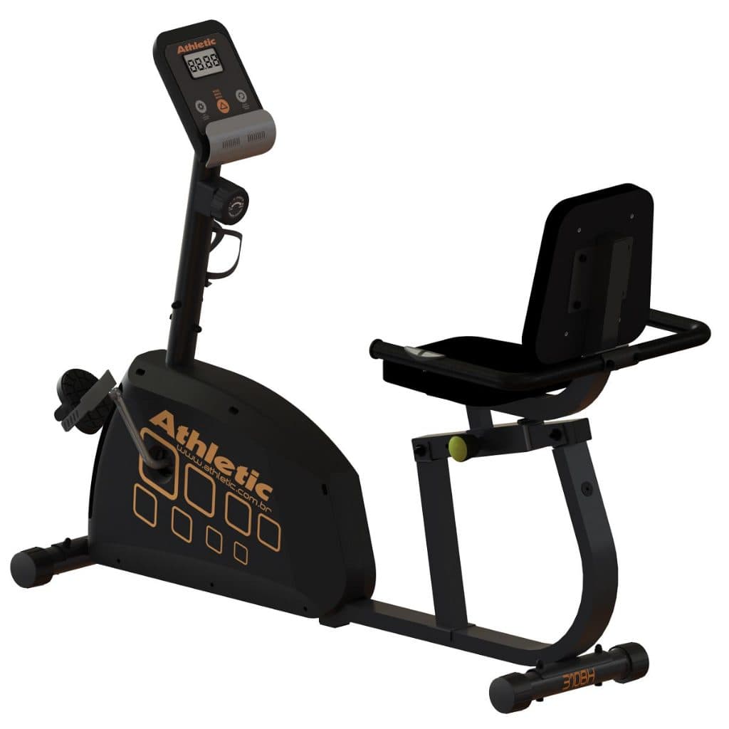 Bicicleta Horizontal Athletic Performance 310BH 8 Níveis de Esforço Suporta 150kg