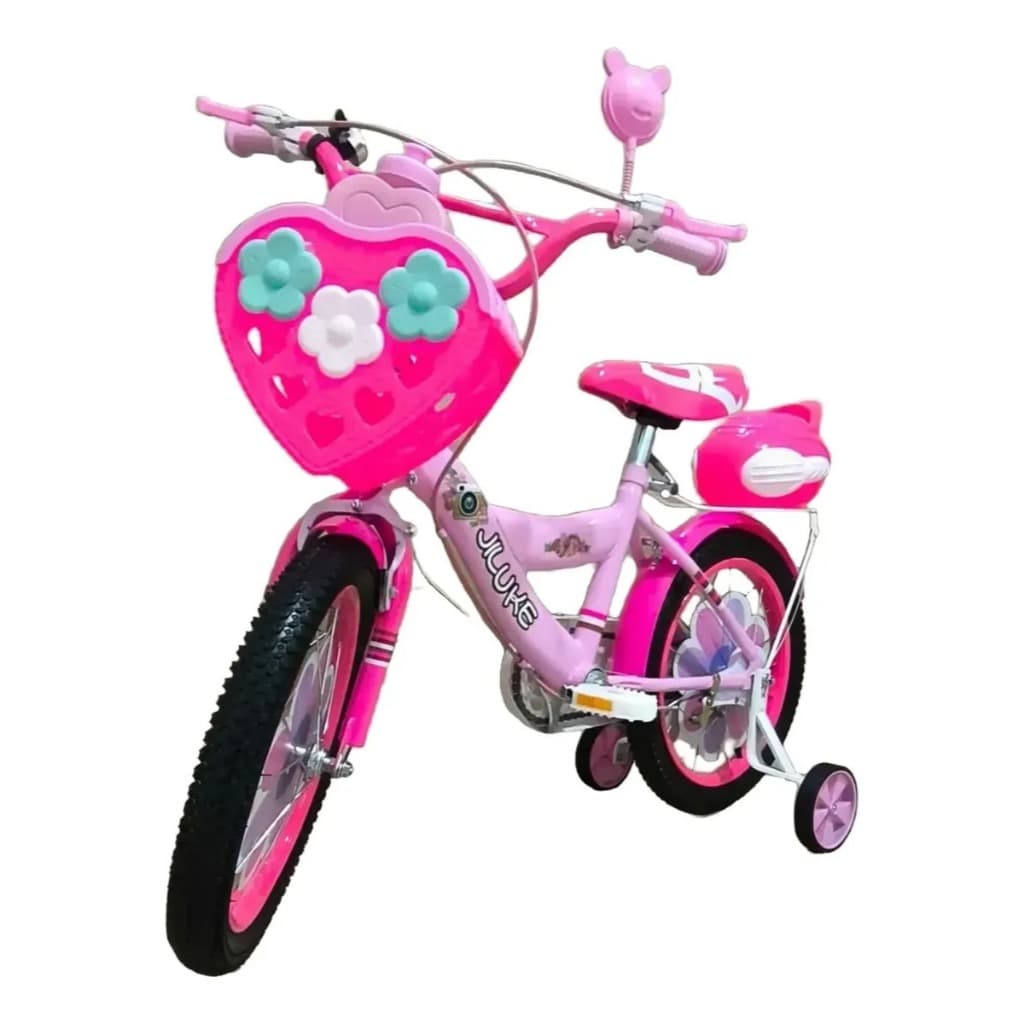 Bicicleta Jiluke Princesas Aro 16 Infantil Meninas