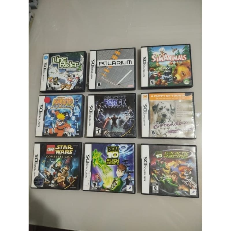9 jogos de Nintendo DS lote top