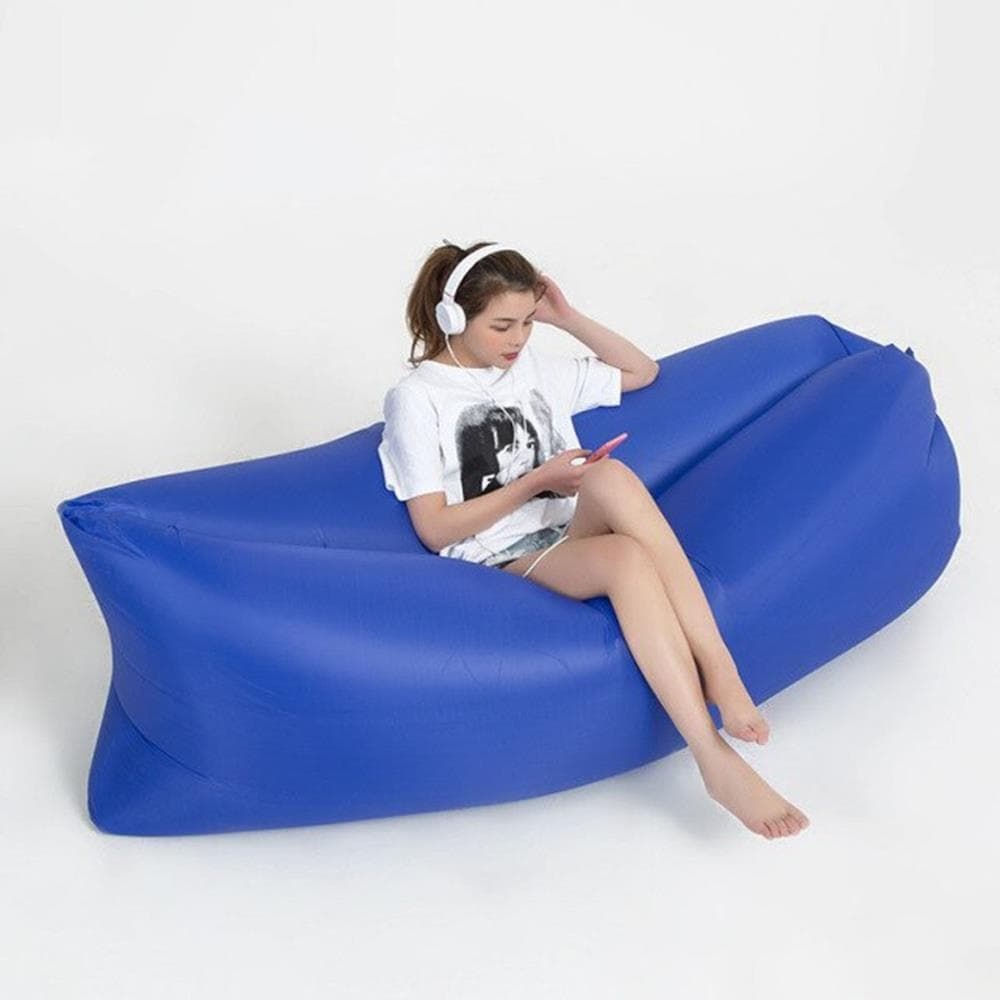 Sofa Inflável ar Preguicoso Camping show evento Praia Saco De Dormir Cama Portatil de Acampamento