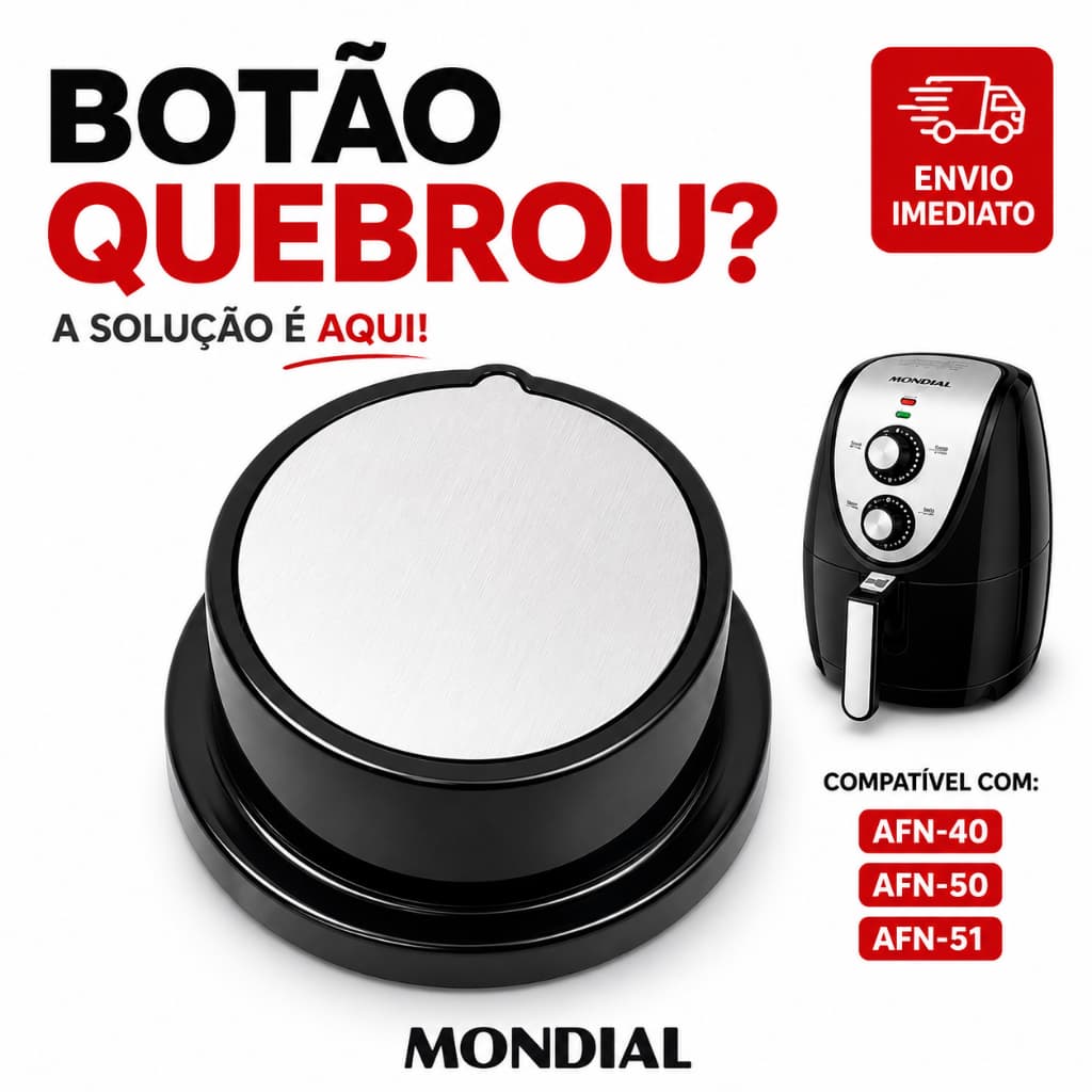 Botão Air Fryer Mondial AFN-40 AFN-50 AFN-51 Original Timer Controle