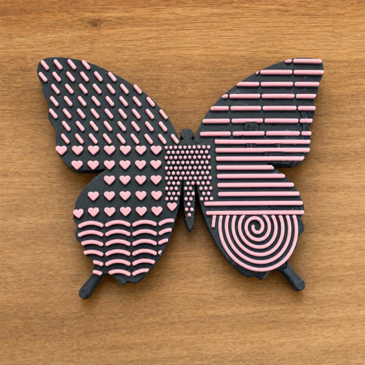 Limpador de pincéis | Borboleta