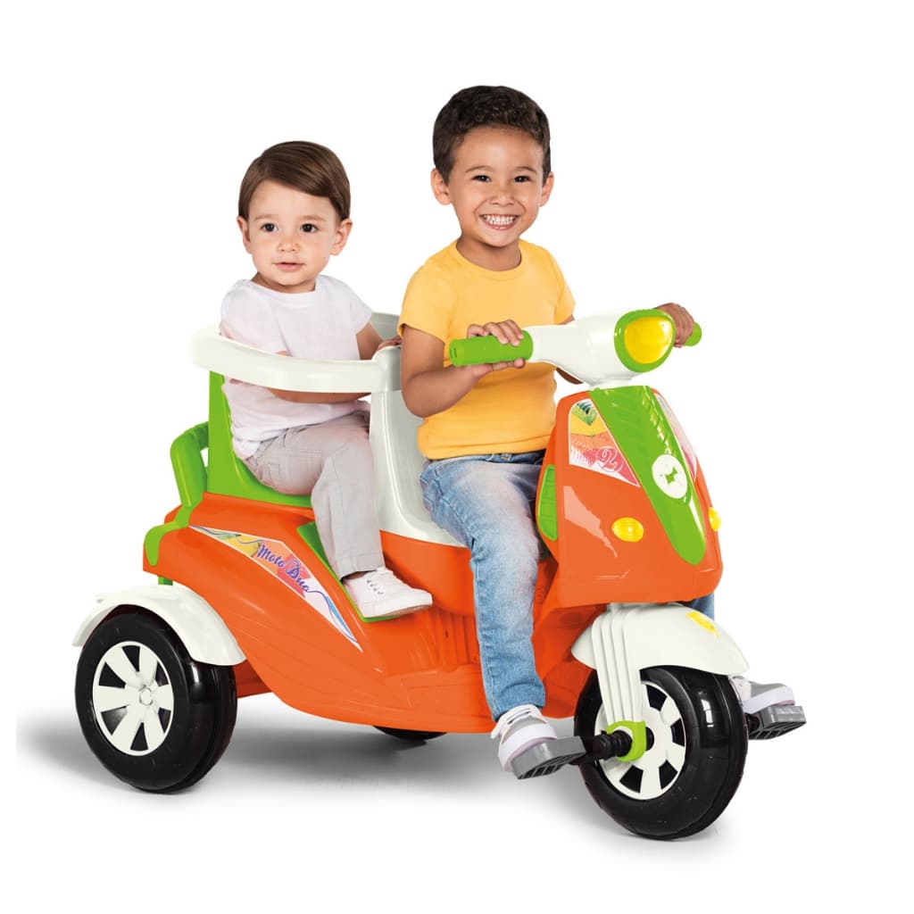 Triciclo Moto Duo De Passeio Duplo 2 em 1 Infantil Calesita
