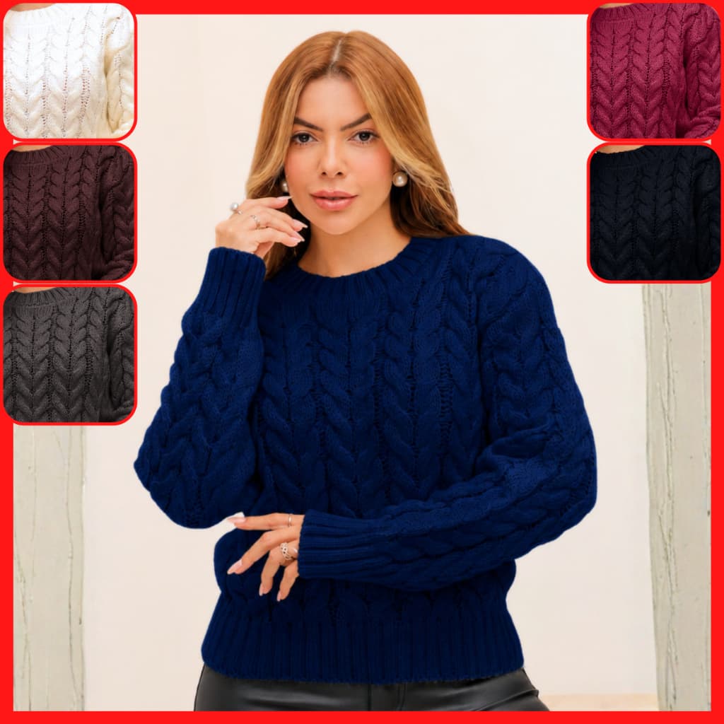 Blusa Frio Lã Tricô A1128