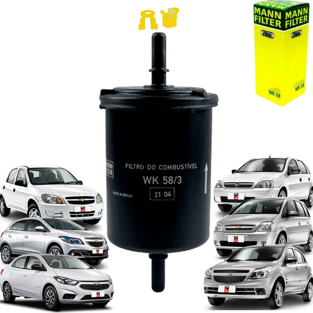 Filtro Combustível Corsa Celta Onix Etios Toro Fit Uno Mann