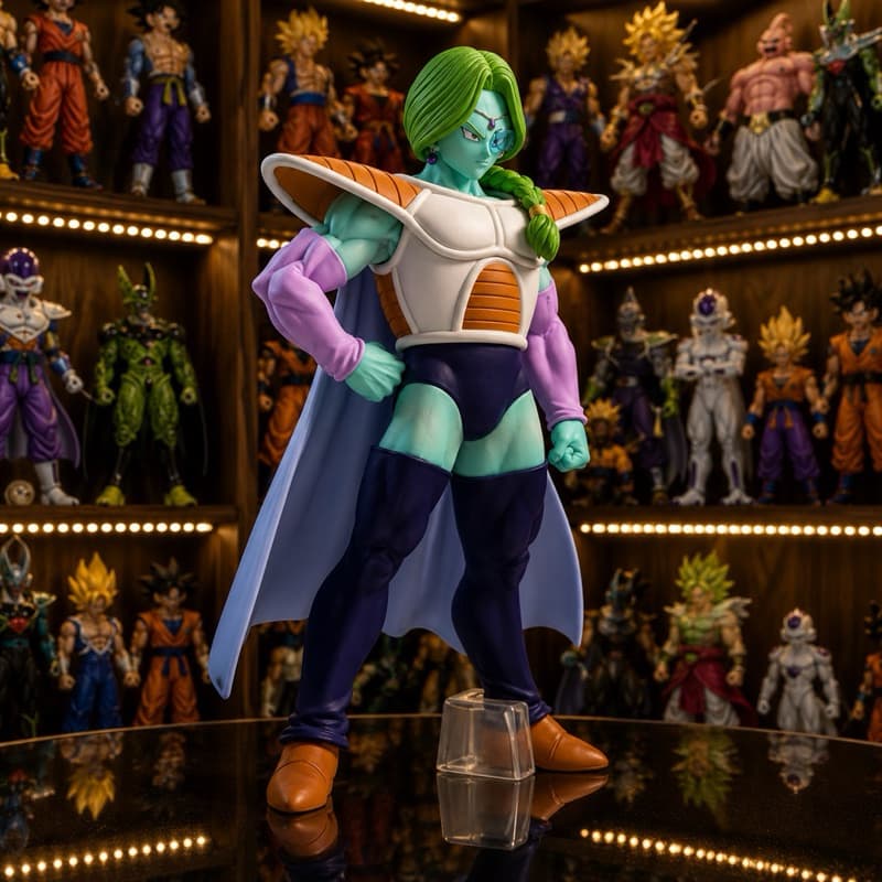 Action Figure Zarbon Vilão De Freeza 28cm Dragon Ball Vilão Colecionável