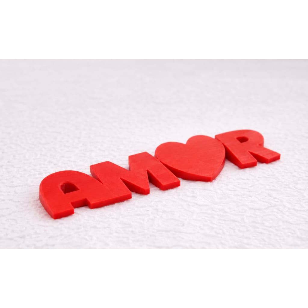 Palavra AMOR Decorativa - Decoração Romântica para Mesa, Casamento e Dia dos Namorados