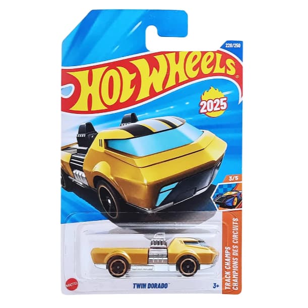 Hot Wheels Twin Dorado 2025 Lote M Hyw49 Track Champs