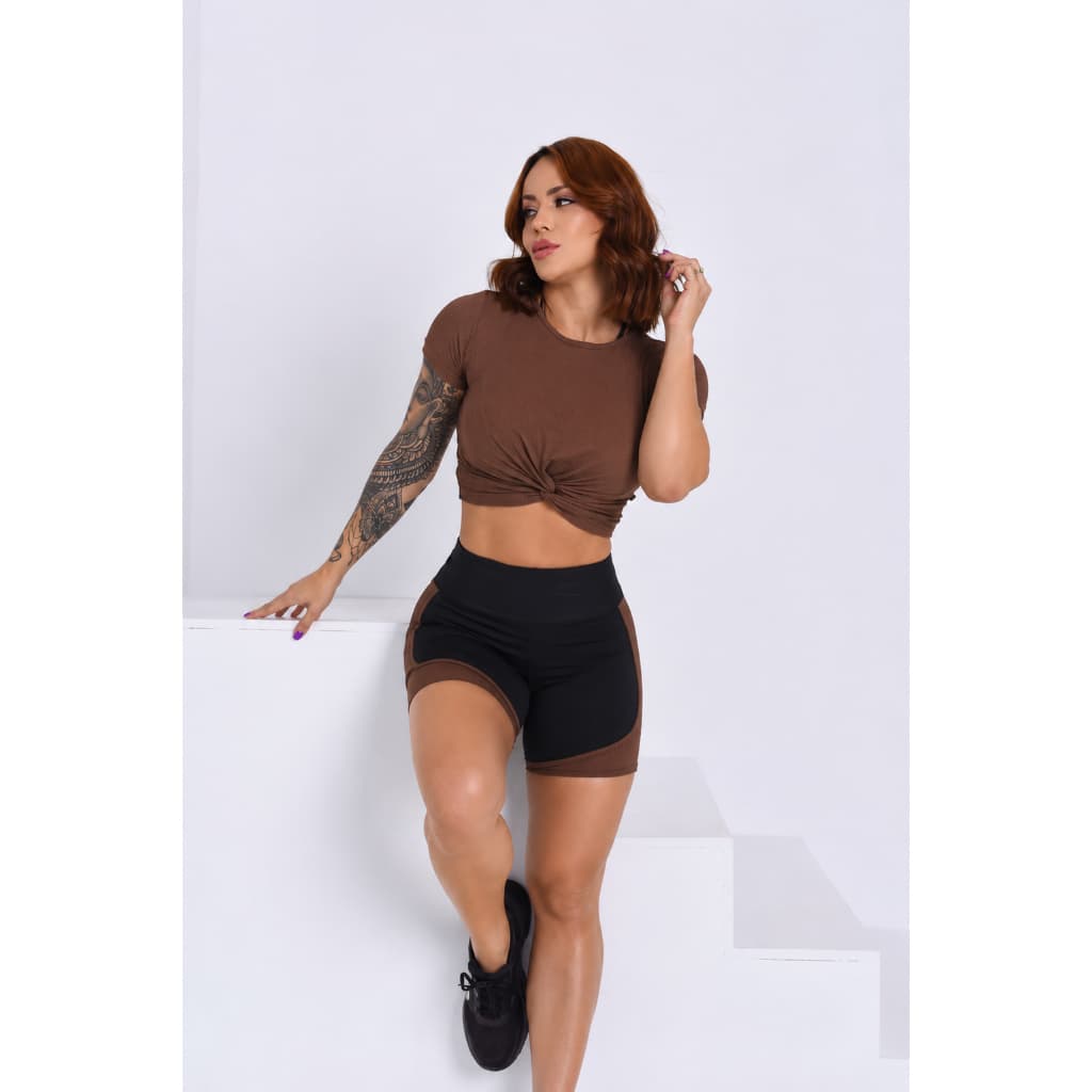 Cropeed Nozinho Dray Fitness Para Malhar Ideal Para Mulheres Que Busca Conforto e Estilo