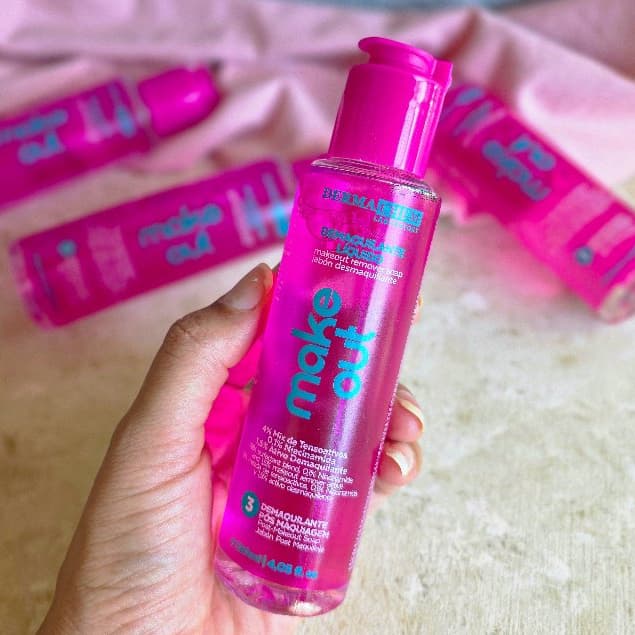 Demaquilante Líquido Make Out Pós Maquiagem Dermachem 120ml Limpeza Profunda e Hidratação Facial
