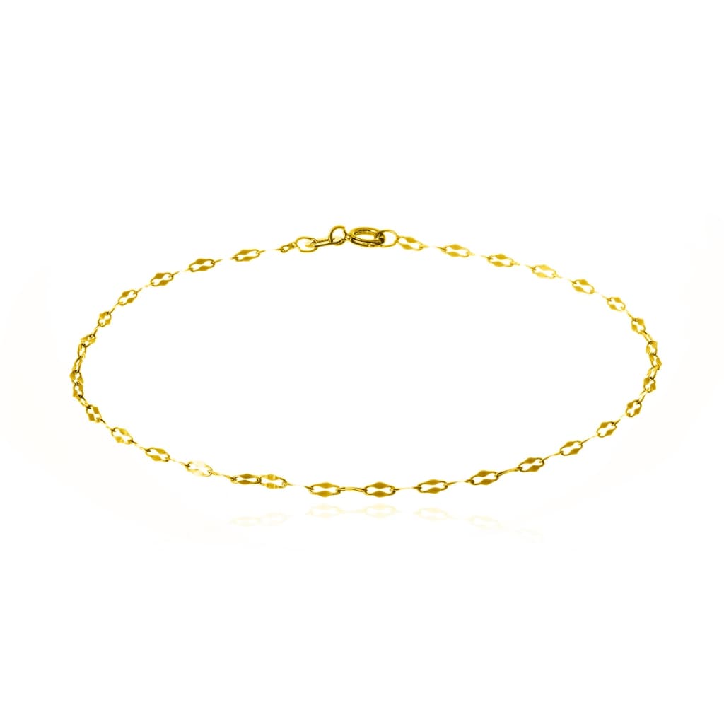 Pulseira Feminina Coffee Ouro 10K 416 Delicada