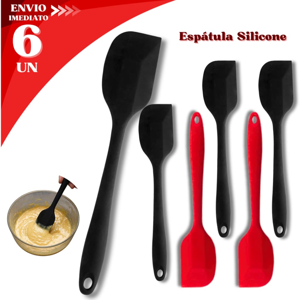 Espátula de Silicone Pão Duro Massa Bolo Utensílios Cozinha Restaurante Confeitaria Não Risca